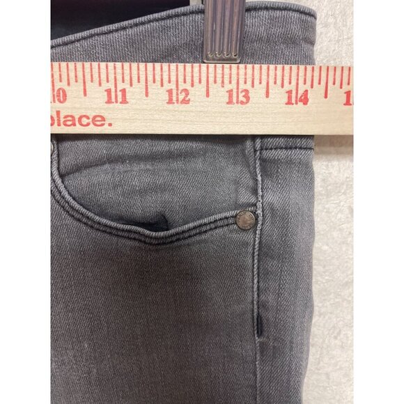 Paige Women's Skyline Ankle Peg Raw Hem Grey Denim Jeans Size 27 - Picture 5 of 10